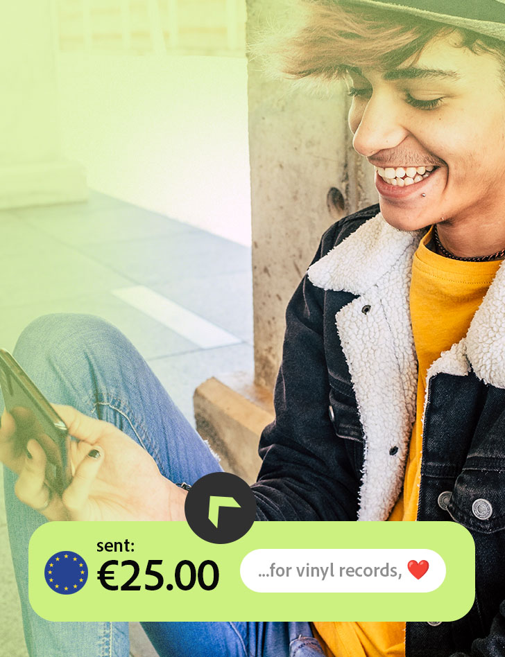 4. Send & receive money instantly like a DM!